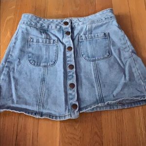 Brandy Melville Jean Skirt size 25